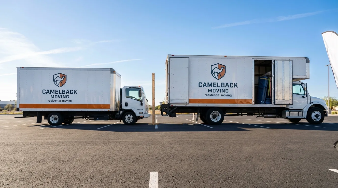 Moving truck size capacity guide in New Richmond